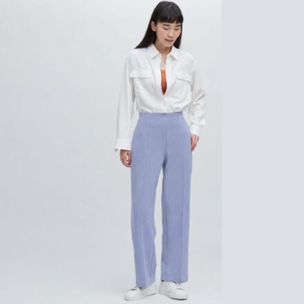 Прямі штани UNIQLO серії STRETCH DOUBLE FACE