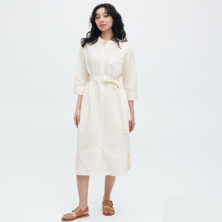 Лляна сукня-сорочка UNIQLO