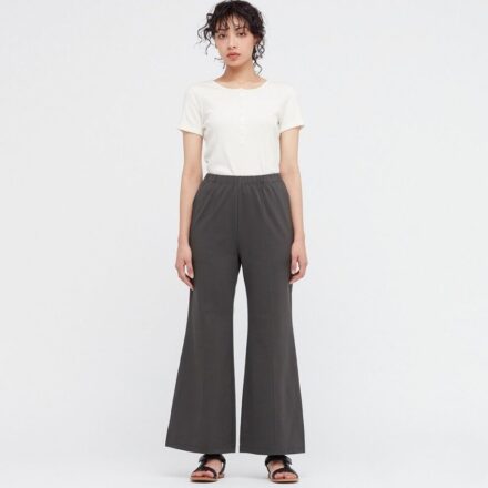 Бавовняні штани-кльош UNIQLO