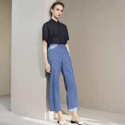SEERSUCKER штани UNIQLO x HANA TAJIMA