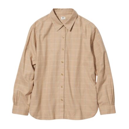 Утеплена сорочка UNIQLO у клітку
