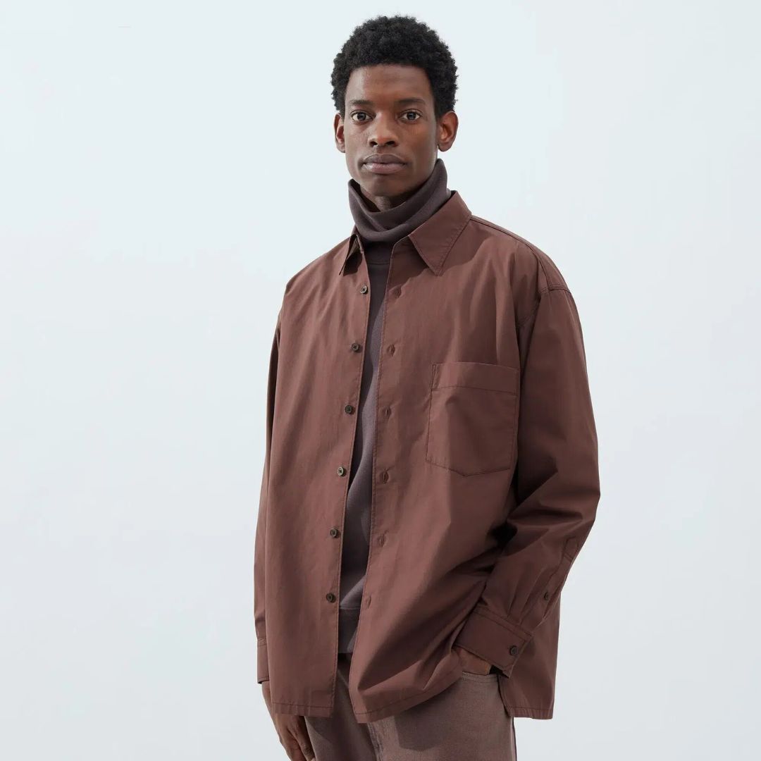 Поплінова оверсайз сорочка преміум-серії UNIQLO U – UNIQRAINE