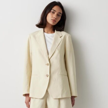 Лляний вільний піджак UNIQLO x COMPTOIR DES COTONNIERS