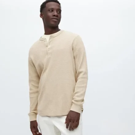 Вафельний лонгслів UNIQLO