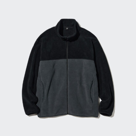 COLOR BLOCK флісова куртка UNIQLO