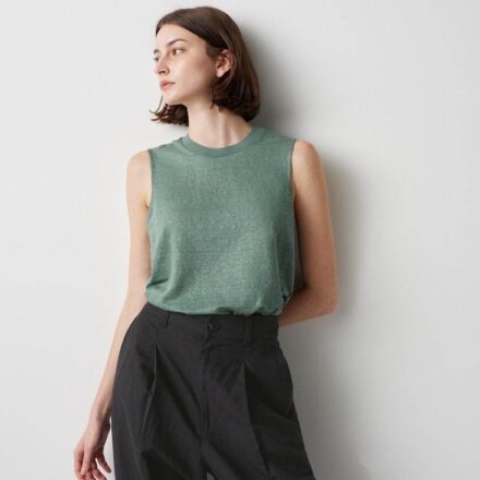 Майка з 100% льону UNIQLO x COMPTOIR DES COTONNIERS
