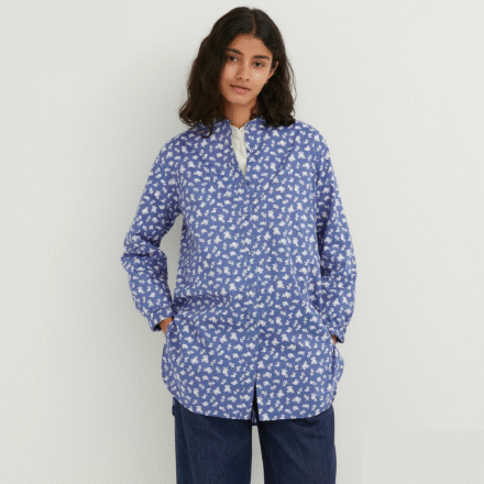 Шовкова сорочка UNIQLO x INES DE LA FRESSANGE