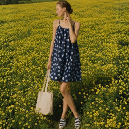 Лляна сукня UNIQLO x MARIMEKKO