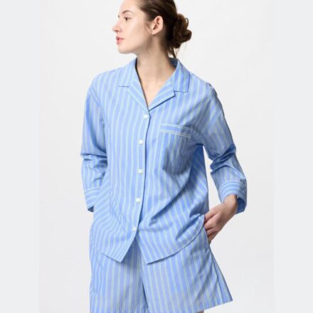 Бавовняна піжама UNIQLO в смужку