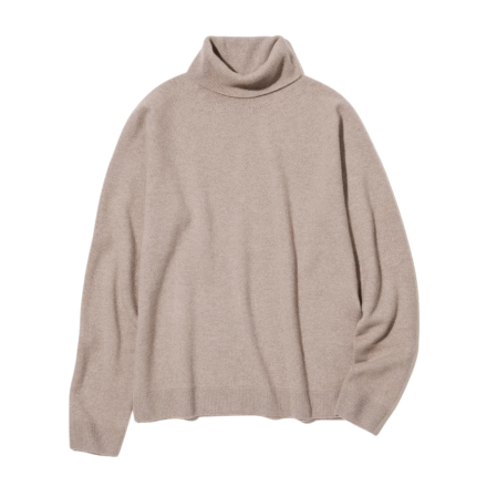Безшовний светр UNIQLO з 100% кашеміру серії 3D KNIT
