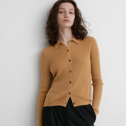 Поло-кардиган UNIQLO з 100% вовни мериноса