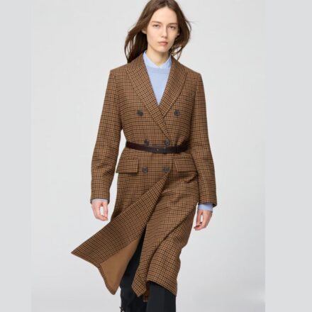 Двобортне довге пальто преміум-серії UNIQLO:C