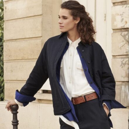 Фланелева куртка UNIQLO х INES DE LA FRESSANGE