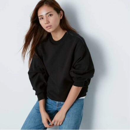 Світшот-кокон UNIQLO серії DRY SWEAT