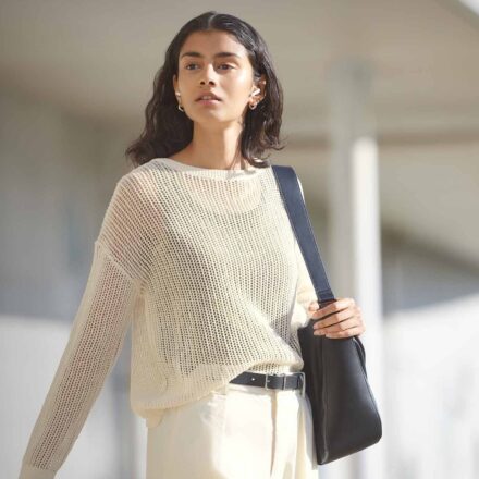 Безшовний джемпер UNIQLO з льоном