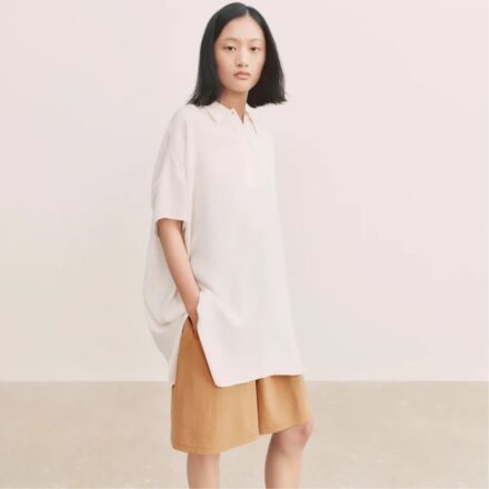 Блуза преміум-серії UNIQLO U з блискучої віскози